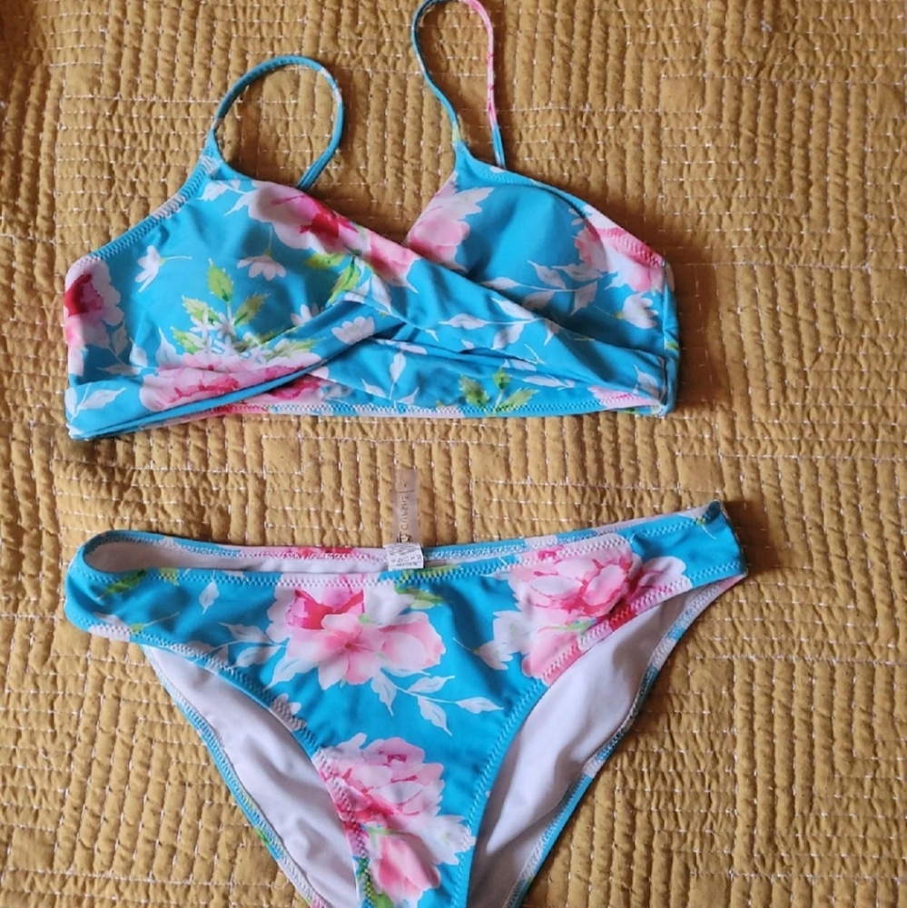 Flower bathing suit